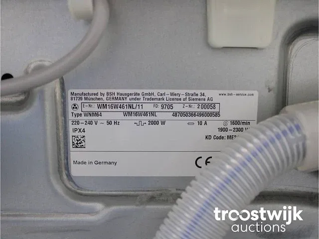 Iq700 isensoric wasmachine & siemens iq700 isensoric selfcleaning condenser droger - afbeelding 5 van  8