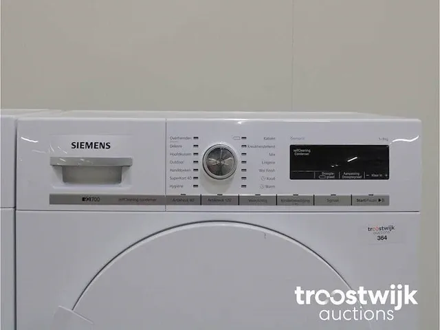Iq700 isensoric wasmachine & siemens iq700 isensoric selfcleaning condenser droger - afbeelding 6 van  8