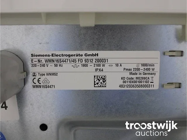 Iq700 varioperfect aquastop wasmachine & siemens iq500 isensoric selfcleaning condenser droger - afbeelding 5 van  8