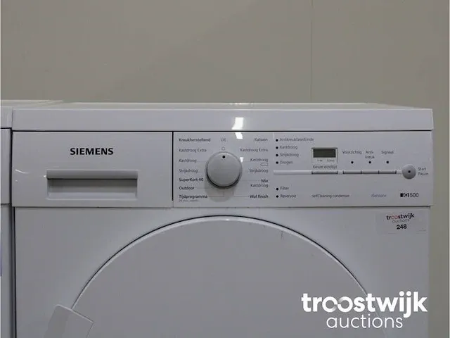 Iq700 varioperfect aquastop wasmachine & siemens iq500 isensoric selfcleaning condenser droger - afbeelding 6 van  8