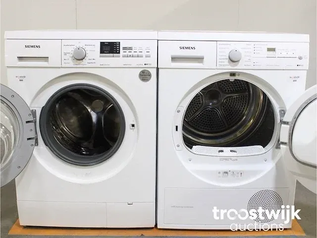 Iq700 varioperfect bestcollection wasmachine & siemens iq500 isensoric selfcleaning condenser droger - afbeelding 2 van  8