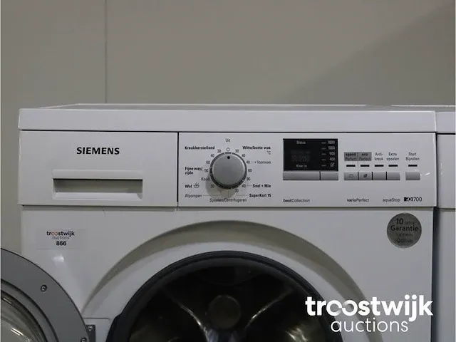 Iq700 varioperfect bestcollection wasmachine & siemens iq500 isensoric selfcleaning condenser droger - afbeelding 3 van  8