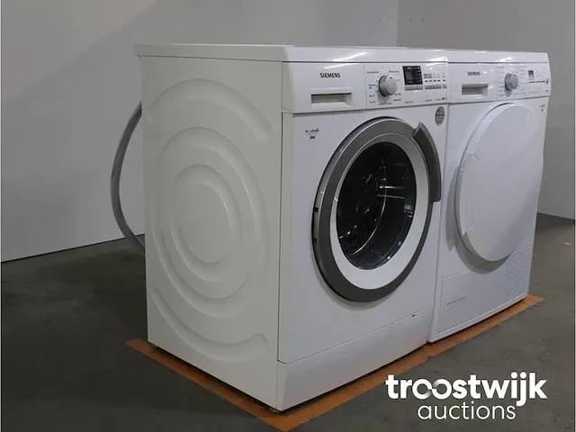 Iq700 varioperfect bestcollection wasmachine & siemens iq500 isensoric selfcleaning condenser droger - afbeelding 4 van  8