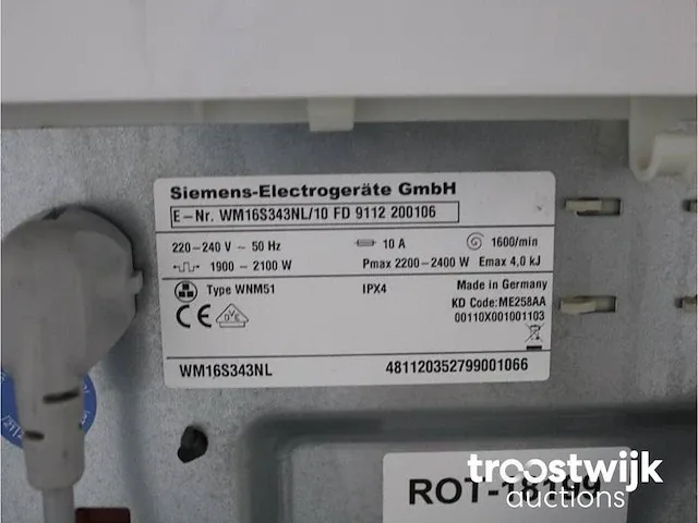 Iq700 varioperfect bestcollection wasmachine & siemens iq500 isensoric selfcleaning condenser droger - afbeelding 5 van  8