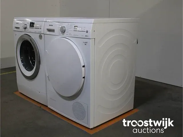 Iq700 varioperfect bestcollection wasmachine & siemens iq500 isensoric selfcleaning condenser droger - afbeelding 7 van  8