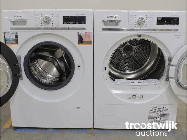 Iq700 varioperfect wasmachine & siemens iq700 isensoric selfcleaning condenser extraklasse droger - afbeelding 2 van  8