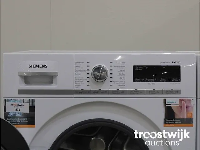 Iq700 varioperfect wasmachine & siemens iq700 isensoric selfcleaning condenser extraklasse droger - afbeelding 3 van  8