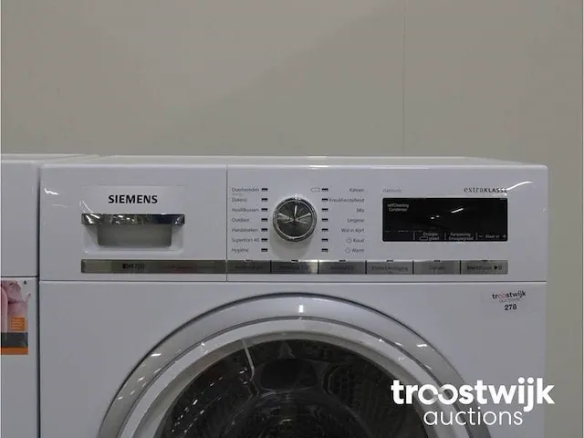 Iq700 varioperfect wasmachine & siemens iq700 isensoric selfcleaning condenser extraklasse droger - afbeelding 6 van  8