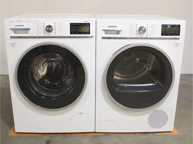 Iq800 i-dos wasmachine & siemens iq800 isensoric selfcleaning condenser droger - afbeelding 1 van  8