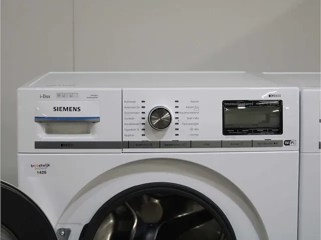 Iq800 i-dos wasmachine & siemens iq800 isensoric selfcleaning condenser droger - afbeelding 3 van  8
