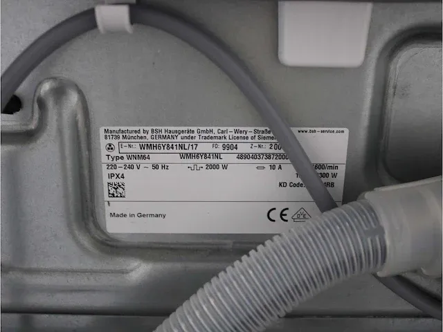 Iq800 i-dos wasmachine & siemens iq800 isensoric selfcleaning condenser droger - afbeelding 5 van  8