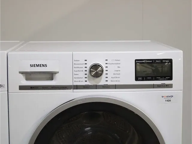 Iq800 i-dos wasmachine & siemens iq800 isensoric selfcleaning condenser droger - afbeelding 6 van  8