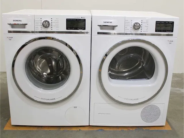 Iq800 isensoric extraklasse wifi wasmachine & siemens iq800 selfcleaning condenser a++ droger - afbeelding 1 van  8