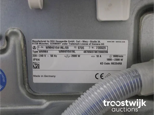 Iq800 isensoric i-dos wasmachine & siemens iq800 isensoric selfcleaning condenser droger - afbeelding 5 van  8