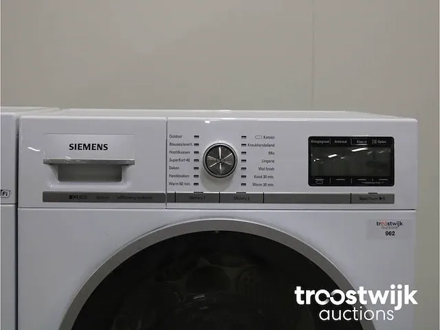 Iq800 isensoric i-dos wasmachine & siemens iq800 isensoric selfcleaning condenser droger - afbeelding 6 van  8