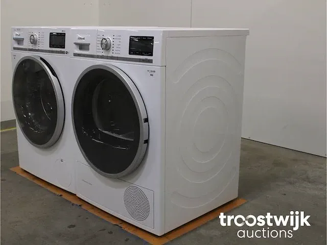 Iq800 isensoric i-dos wasmachine & siemens iq800 isensoric selfcleaning condenser droger - afbeelding 7 van  8