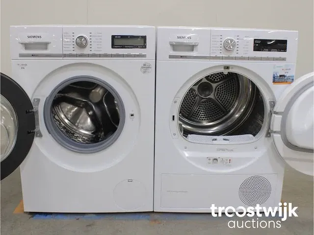 Iq800 isensoric wasmachine & siemens iq700 isensoric selfcleaning condenser droger - afbeelding 2 van  8