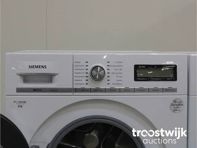 Iq800 isensoric wasmachine & siemens iq700 isensoric selfcleaning condenser droger - afbeelding 3 van  8