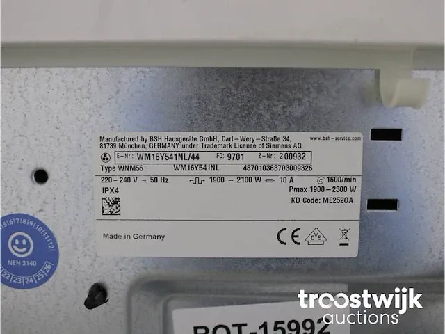 Iq800 isensoric wasmachine & siemens iq700 isensoric selfcleaning condenser droger - afbeelding 5 van  8
