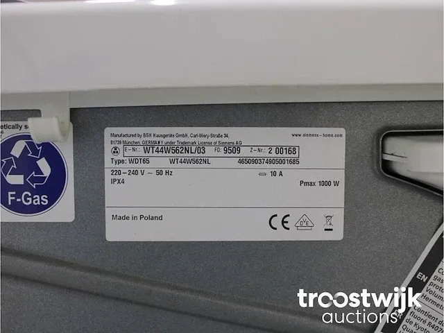 Iq800 isensoric wasmachine & siemens iq700 isensoric selfcleaning condenser droger - afbeelding 8 van  8