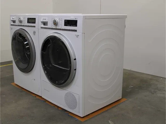 Iq800 isensoric wasmachine & siemens iq700 selfcleaning condenser droger - afbeelding 7 van  8