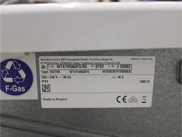 Iq800 isensoric wasmachine & siemens iq700 selfcleaning condenser droger - afbeelding 8 van  8