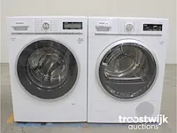 Iq800 isensoric wasmachine & siemens iq700 selfcleaning condenser droger - afbeelding 1 van  8