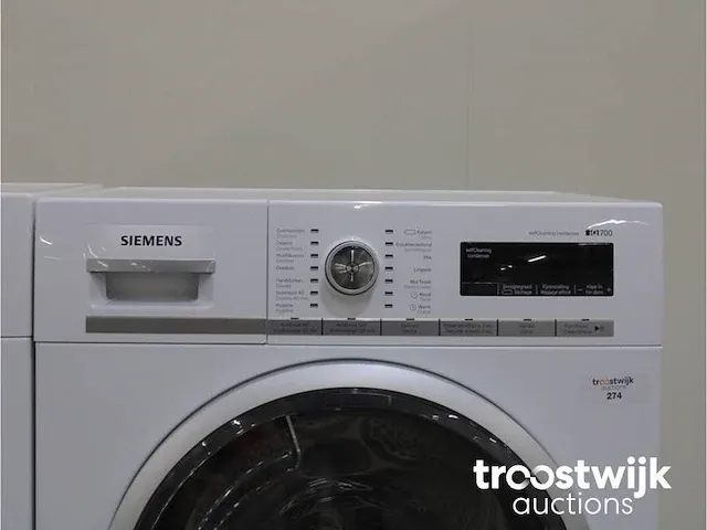 Iq800 isensoric wasmachine & siemens iq700 selfcleaning condenser droger - afbeelding 6 van  8