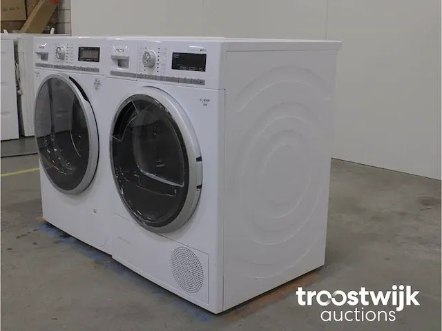 Iq800 isensoric wasmachine & siemens iq700 selfcleaning condenser droger - afbeelding 7 van  8