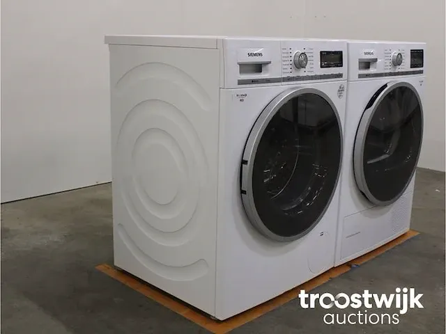 Iq800 isensoric wasmachine & siemens iq700 selfcleaning condenser droger - afbeelding 4 van  8