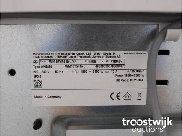 Iq800 isensoric wasmachine & siemens iq700 selfcleaning condenser droger - afbeelding 5 van  8
