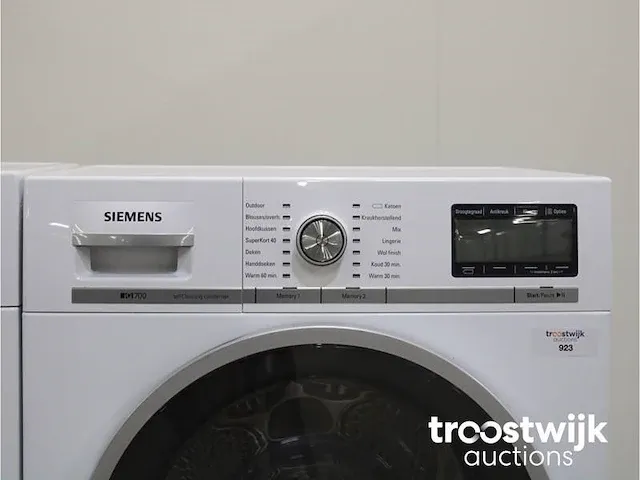 Iq800 isensoric wasmachine & siemens iq700 selfcleaning condenser droger - afbeelding 6 van  8