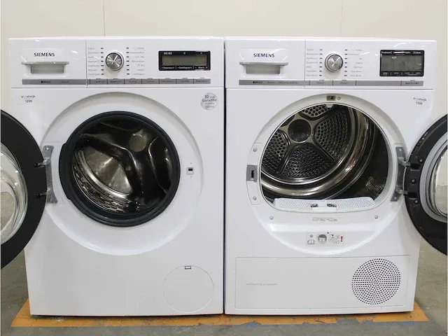 Iq800 isensoric wasmachine & siemens iq800 isensoric selfcleaning condenser droger - afbeelding 2 van  8