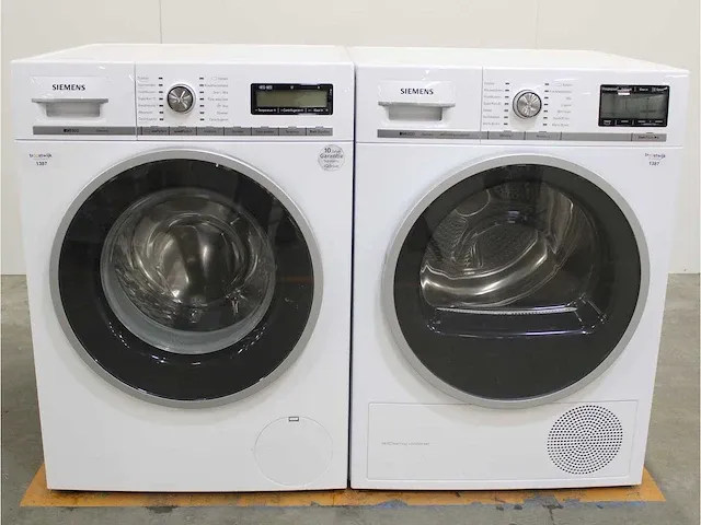 Iq800 isensoric wasmachine & siemens iq800 isensoric selfcleaning condenser droger - afbeelding 1 van  8