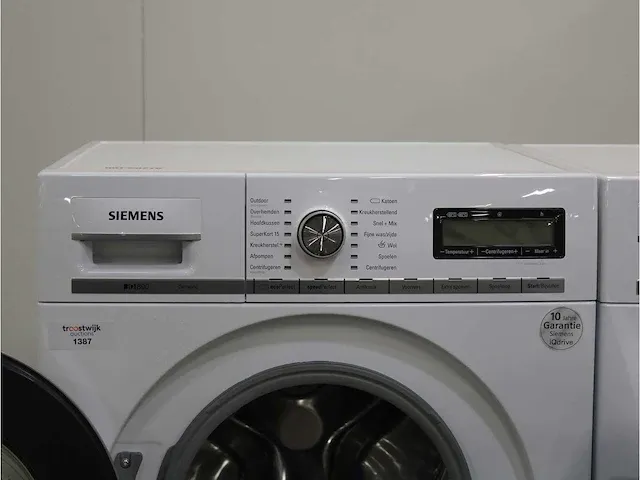 Iq800 isensoric wasmachine & siemens iq800 isensoric selfcleaning condenser droger - afbeelding 3 van  8