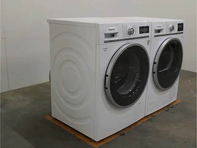 Iq800 isensoric wasmachine & siemens iq800 isensoric selfcleaning condenser droger - afbeelding 4 van  8