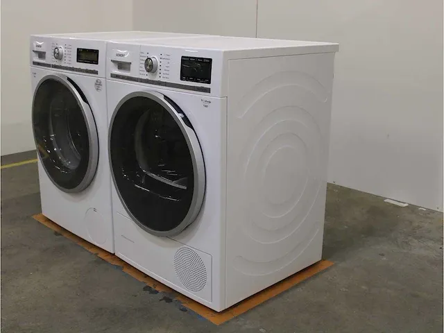 Iq800 isensoric wasmachine & siemens iq800 isensoric selfcleaning condenser droger - afbeelding 7 van  8