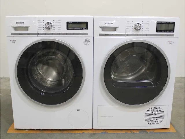 Iq800 isensoric wasmachine & siemens iq800 selfcleaning condenser a++ droger - afbeelding 1 van  8