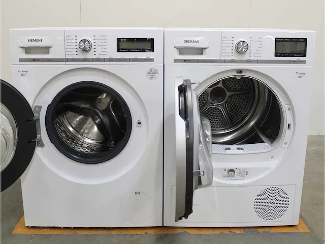 Iq800 isensoric wasmachine & siemens iq800 selfcleaning condenser a++ droger - afbeelding 2 van  8