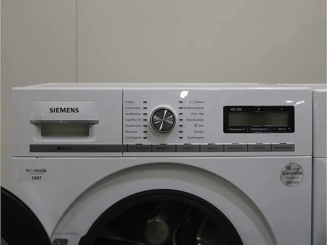Iq800 isensoric wasmachine & siemens iq800 selfcleaning condenser a++ droger - afbeelding 3 van  8
