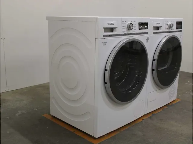 Iq800 isensoric wasmachine & siemens iq800 selfcleaning condenser a++ droger - afbeelding 4 van  8