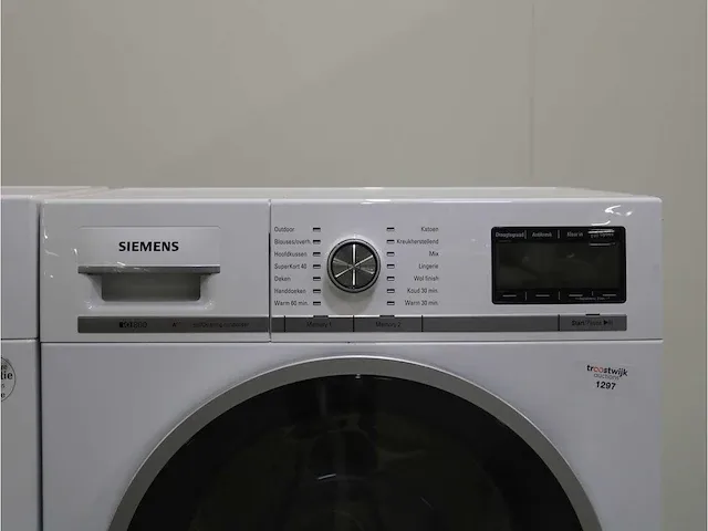 Iq800 isensoric wasmachine & siemens iq800 selfcleaning condenser a++ droger - afbeelding 6 van  8