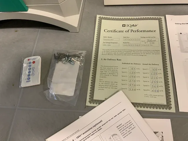 Iqair cleanroom h13 cleanroomfilter - afbeelding 5 van  8