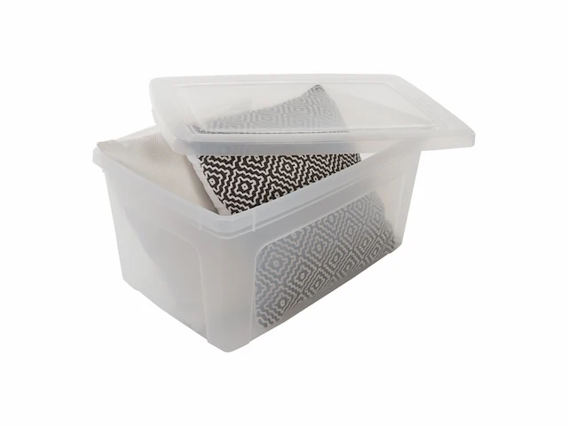 Iris clearbox opbergbox 70l kunststof transparant set van 6 - afbeelding 2 van  4
