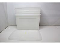 Iris clearbox opbergbox 70l kunststof transparant set van 6 - afbeelding 3 van  4