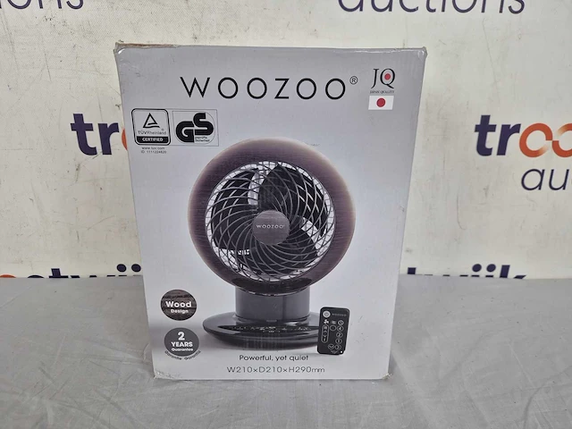 Iris ohyama woozoo, 30m², ventilator - zwart - afbeelding 1 van  1