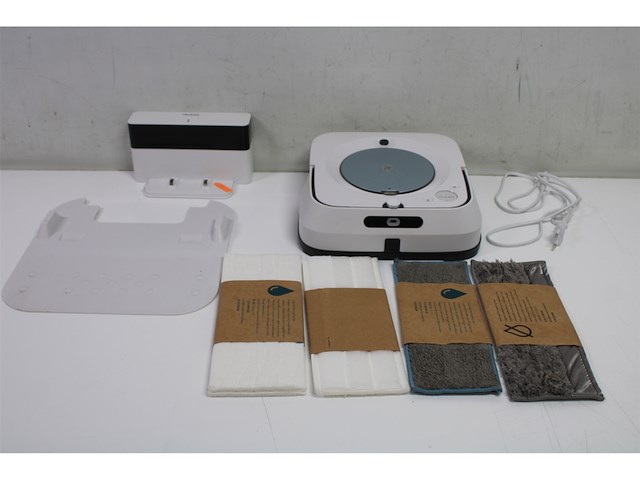 Irobot braava 2 in 1 floor cleaner and mop robot entire home + wifi nica wit - afbeelding 5 van  5