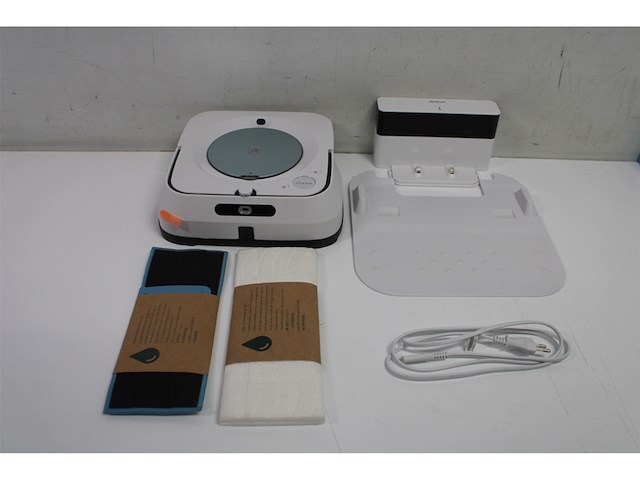 Irobot braava 2 in 1 floor cleaner and mop robot entire home + wifi nica wit - afbeelding 4 van  5