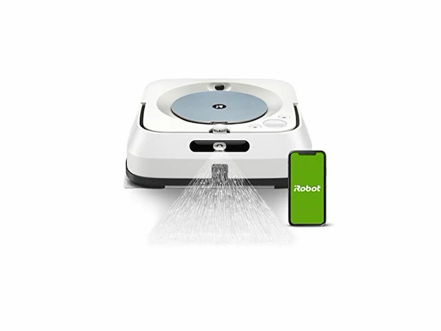 Irobot braava 2 in 1 vloerreiniger en dweilrobot voor het hele huis + wifi nica wit - afbeelding 1 van  6