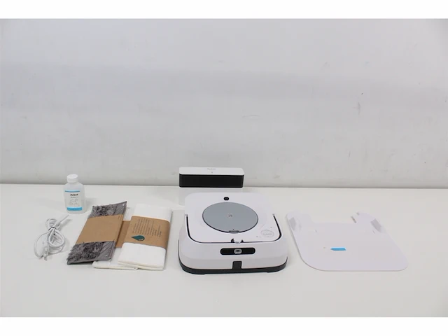 Irobot braava 2 in 1 vloerreiniger en dweilrobot voor het hele huis + wifi nica wit - afbeelding 4 van  5